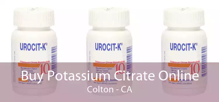 Buy Potassium Citrate Online Colton - CA