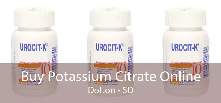 Buy Potassium Citrate Online Dolton - SD